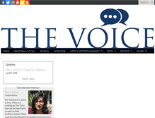 Tablet Screenshot of presentationvoice.com